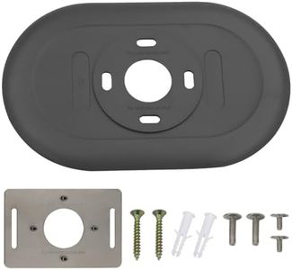 Nest Thermostat Trim kit,Nest Thermostat Wall Plate for Google Nest Thermostat-Programmable WiFi Thermostat Accessory (Charcoal)