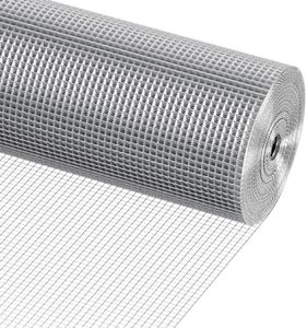 VEVOR Hardware Cloth, 6.35mm 915mm×15.24mm 23 Gauge, Hot Dipped Galvanized Wire Mesh Roll, Chicken Wire Fencing, Wire Mesh for Rabbit Cages, Garden, Small Rodents