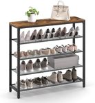 VASAGLE Shoe Rack, 5-Tier Shoe Stor