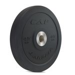 CAP Barbell Best Olympic Bumper Plate, Black, 45 lb Single