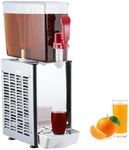 10L Commercial Beverage Dispenser with Temperature Control, 1 Tank 2.64 Gallon Large Capacity and Humanized Design - Stainless Steel Dispenser for Iced Tea, Cocktails, and More