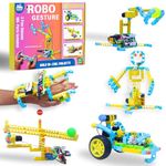 WitBlox DIY Robotics Kit for Kids Robo Gesture Sensor Modular Kit, Hand Controlled Gesture Sensing RC Car & Robotic Arm, STEM Educational Toy for Ages 8-16 with 1 Yr WTY & Free 3 Live 1-to-1 Classes