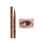 Liquid Eyeliner,Highly-Pigmented Coloured Eyeliner Long Lasting Eye Liner，Waterproof,Smudgeproof Suitable for Eye Liner and Body Art (Brown)