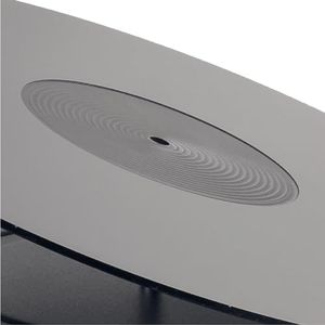 Hudson Hi-Fi Acrylic Turntable Mat – 11.75” Anti-Static Turntable Slipmat with Label Recess – 1/8” Thick Acrylic Platter Mat for Vinyl LP Record Players – Black