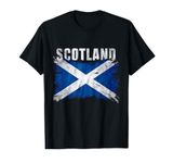 Vintage Scotland UK Scottish Flag Pride Gifts T-Shirt