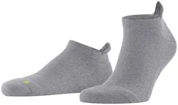 FALKE Unisex Cool Kick Sneaker Socks, Grey (Light Grey Melange 3775), 6.5-8.5