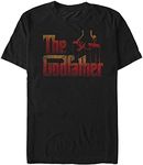 Fifth Sun Big & Tall The Godfather Logo Stipple Men's Tops Short Sleeve Tee Shirt, Black, 4X-Large Big Tall