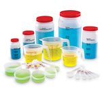 Learning Resources Classroom Liquid Measuring Set, Science Classroom Accessories, Teacher Aids, 19 Piece Set, Grades K+, Ages 5+