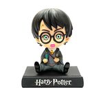 AUGEN Super Hero Harry-Potter 2 Action Figure Limited Edition Bobblehead with Mobile Holder for Car Dashboard, Office Desk & Study Table (Pack of 1)(Plastic)