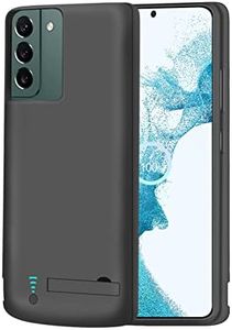 RUNSY Battery Case for Samsung Galaxy S22, 4800mAh Rechargeable Extended Battery Charging Charger Case, Add 100% Extra Juice, Not Compatible with S22+ or S22 Ultra (6.1 inch) Black