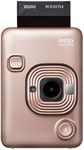 instax hybrid Instant Camera and Printer, Bluetooth, Blush Gold, LiPlay