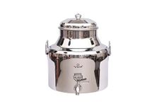 Vintel Stainless Steel Water Dispenser Pot/Container with Stainless Steel Tap - 14L, 304 Grade