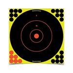 Birchwood Casey Shoot-N-C 12-Inch Bull'S-Eye Target, 12 Targets