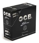 OCB Black Premium King Size Slim Rolling Papers Cigarette Papers Smoking Papers Pack of 50 Booklets from Sudesh Enterprises