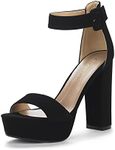 DREAM PAIRS Womens Hi-Lo High Heel 