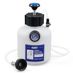 Orion Motor Tech Brake Bleeder Kit, One Person 2.5L Fluid Extractor, Hand Pump Master Cylinder Bleeder Kit with 2.6qt Bottle Gauge Hose Wrench European with 42mm Adapter for Ford VW Porsche BMW More