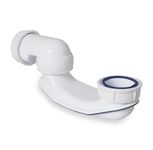 Waters - Slim, Adjustable Bath Trap. Fits Between The Bath and Floor (min Space Requirement 95mm)