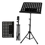 Height Adjustable Foldable Music Orchestral Book, Paper & Mic Holder Tripod Stand (Book Holder Tripod Stand)