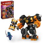 LEGO NINJAGO Cole’s Elemental Earth Mech Toy 71806 (235 Pieces)