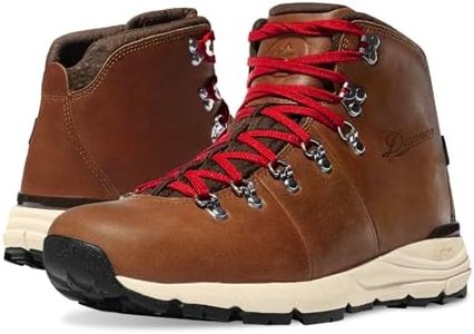 Danner Mountain 600 Waterproof Hiking Boots for Men - Lightweight, Durable Upper, Breathable Lining, Triple-Density Footbed & Vibram Traction Outsole, Saddle Tan - 8.5 D