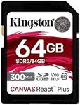 Kingston Canvas React Plus 64GB SD 