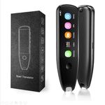 AUSHA AI Smart Translation Pen | 3.5 Inch Screen | 112 Languages Translator | OCR Scanner & Voice Translator | Bluetooth & Wi-Fi | for Students, Travel, Business and Language Learning Tool