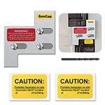 GenCap Generator Interlock Kit Compatible with GE 150 and 200 AMP Panels, for Safe Usage of Portable Power During Outage
