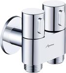 Aquieen Luxury Series Wall Mounted PVD Finish (2 - Way Angle Valve) (Chrome(SS))