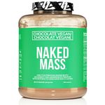 Naked Mass - Chocolate Vegan Weight Gainer - 8lb Bulk, GMO Free, Gluten Free, Soy Free & Dairy Free. No Artificial Ingredients – 1,280 Calories – 11 Servings