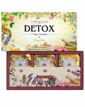 SAN-CHA Tea Boutique, Inner Cleanse Tea, Daily Detox Tea Kit, Energised Mornings, Calm Afternoons & Restful Night Teas, 21 Pyramid, Green Tea & Herbal Tea, 27.5 Gram