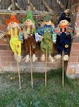 Busybee 4 NEW 32" LARGE SCARECROW GARDEN DECORATION WITH HANG TAG