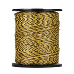 Electric Fence Polywire 1312 Feet 400 Meters, Upgraded 9 Stainless Steel Strands for Reliable Conductivity, Portable PVC-Coated Fiberglass Electric Fencing Rope, UV, Rust Resistant for Livestock