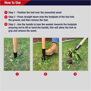 Spear & Jackson Stand Up Garden Weeder – Ergonomic 42" Long Handle