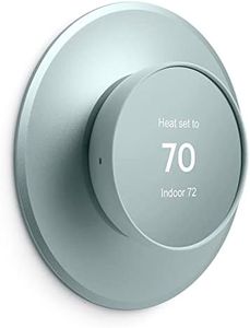 Fog Metal Plate Compatible for Google Nest Thermostat 2020,Nest Trim Plate,Google Nest Thermostat Wall Plate, Google Nest Cover Plate Trim Kit Accessory