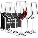 S SALIENT Wine Glasses Set of 6,Lon