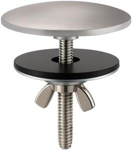 XNTONG 2 Inch Kitchen Sink Hole Cover, Solid Brass Faucet Hole Cover, Brushed Nickel Finish Tap Hole Plate Stopper Cover, Countertop Hole Cover for Kitchen and Bathroom Sinks (Brushed Nickel)