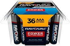 RAYOVAC AAA 36-Pack HIGH ENERGY Alkaline Batteries, 824-36PPK