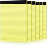 6 Pack Yellow Legal Pads 8.5 x 11 College Ruled Lined Writing Note Pads 8.5 x 11 Narrow Ruled Yellow Paper Pads 8.5 x 11 Legal Pad 8.5 x 11 Pads of Paper 30 Sheets Writing Pad Legal Notepads 8.5 x 11