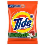 TIDE PLUS DOUBLE POWER - POWDER LAUNDRY DETERGENT WITH STAIN MAGNETS - JASMINE & ROSE SCENT 500G (1PACK) + POWDER SCOOPER