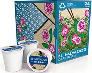 Atlas Coffee Club - Dark Roast Coffee Pods - El Salvador, 100% Recyclable, Premium Single Origin Coffee, 24ct Box