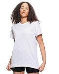 Bewakoof Women's Solid Boyfriend Fit Half Sleeve Round Neck Cotton T-Shirt