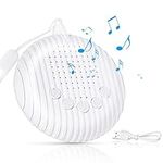 URAQT White Noise Machine, 10 Soothing Nature Sounds Therapy Portable Sleep Sound Machine, Mini Sound Machine for Baby Kids Adults, USB Rechargeable Baby Sleep Machine with 3 Timer Memory Functions