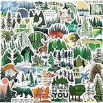 Green Forest Stickers | 50PCS Outdo