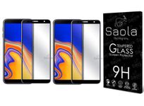 Saola 11D Tempered Glass For Samsung Galaxy J4 plus(Pack Of 2) with Free Installation Kit. Full screen Coverage - 6.0 inch
