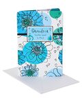 American Greetings Birthday Card for Grandma (Blue Floral)