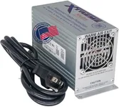 Xtreme Heaters 250W Compact Enclosure Heater, Forced-Air PTC, IP68 Rated, ASSE-1060, Auto Thermostat 40F On 55F Off, Battery Box, Small NEMA Enclosures