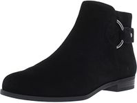 Alfani Womens Avvia Harness Almond Toe Ankle Boots Black 7 Medium (B,M)