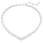 Swarovski Mesmera Necklace, White Crystals in a Rhodium Plated setting, from the Mesmera Collection