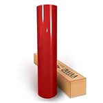 VViViD XPO Red High Gloss Realistic Paint-Like Microfinish Vinyl Wrap Roll with Air Release Technology - 1ft x 5ft