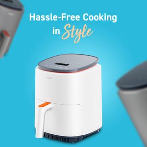 COSORI 3.8L Air Fryer – 7 Functions, App Control, Dishwasher Safe, White